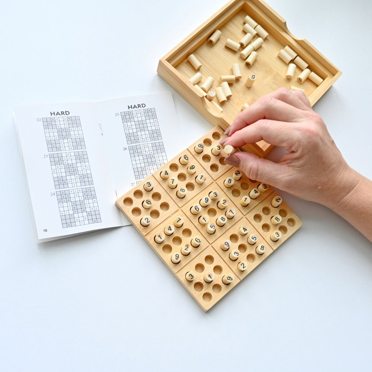 Project Genius Bamboo Sudoku Logic Puzzle Game Toys