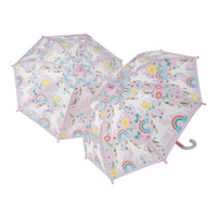 Floss & Rock - Rainbow Unicorn - Colour Changing Umbrella