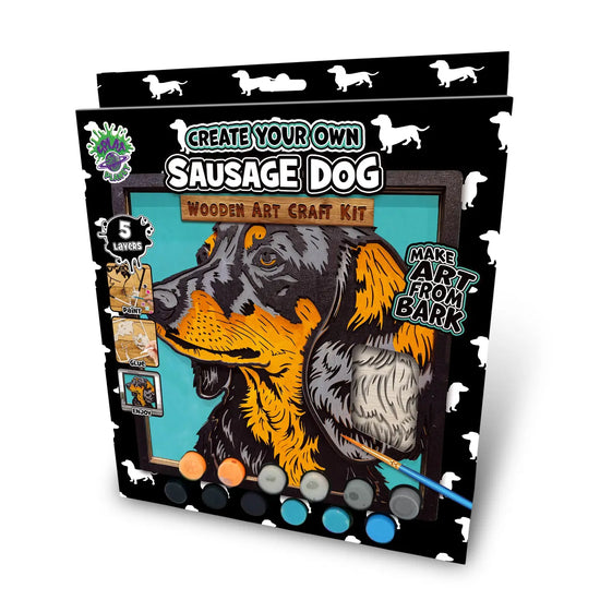 Wooden Art Craft Kit - Dachshund
