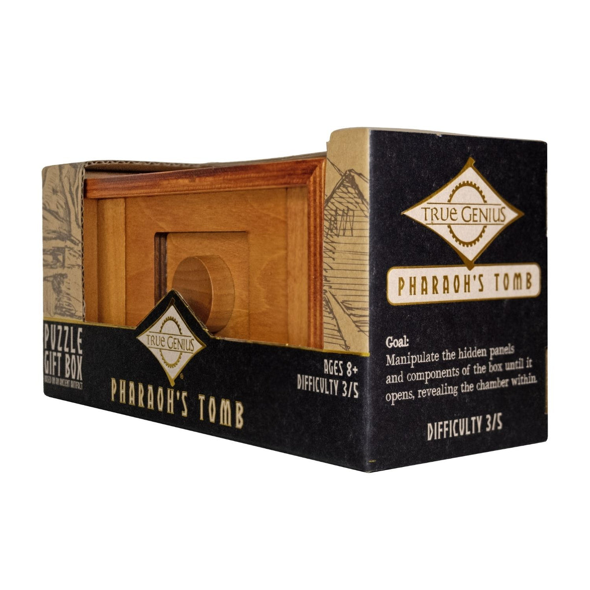 Project Genius Pharaoh's Tomb Secret Puzzle Box Mechanical Puzzles