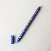 Legami Monster erasable gel pen with blue ink