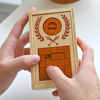Project Genius Roman Lock Box Secret Puzzle Box Mechanical Puzzles