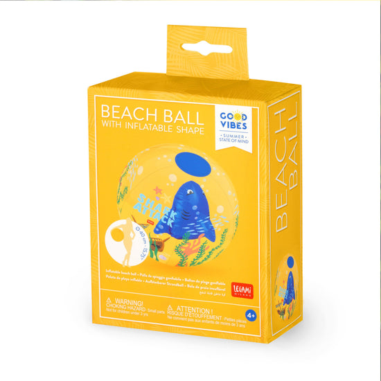 Legami - Inflatable Beach Ball - Shark