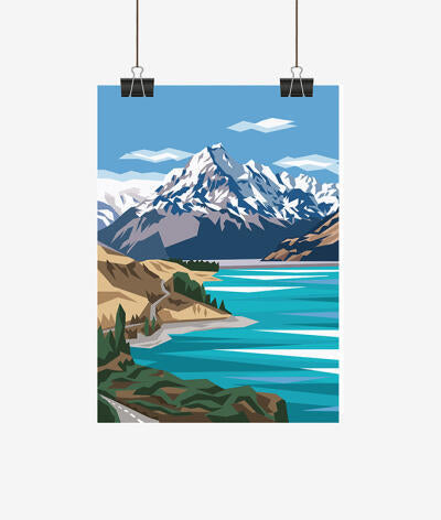 mt-cook-lake-pukaki-tea-towel