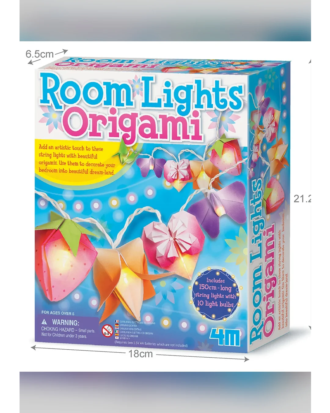4M Create Your Own Origami Lights Craft Kit-2