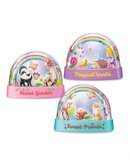 4M Glitter Rainbow Snow Domes Craft Kit-4