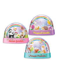 4M Glitter Rainbow Snow Domes Craft Kit-4