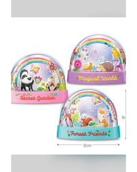4M Glitter Rainbow Snow Domes Craft Kit-7