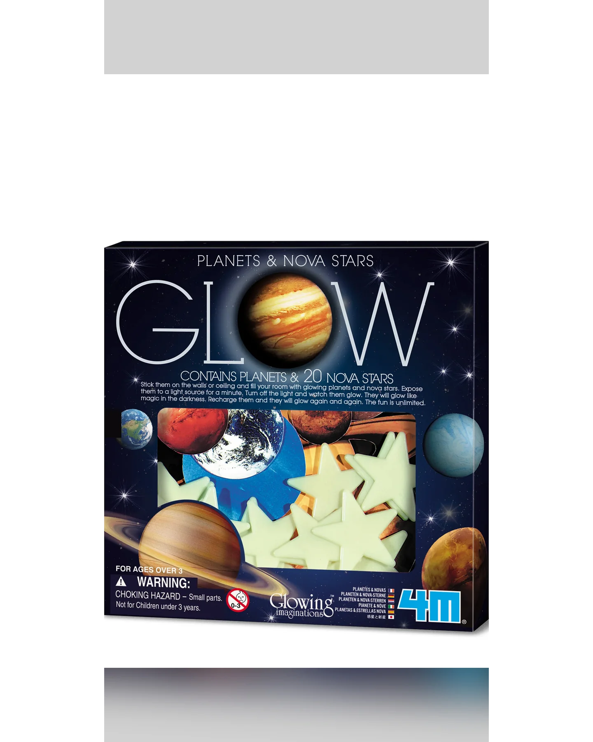 4M Glow Planets & 20 Nova Stars Astronomy Kit-1