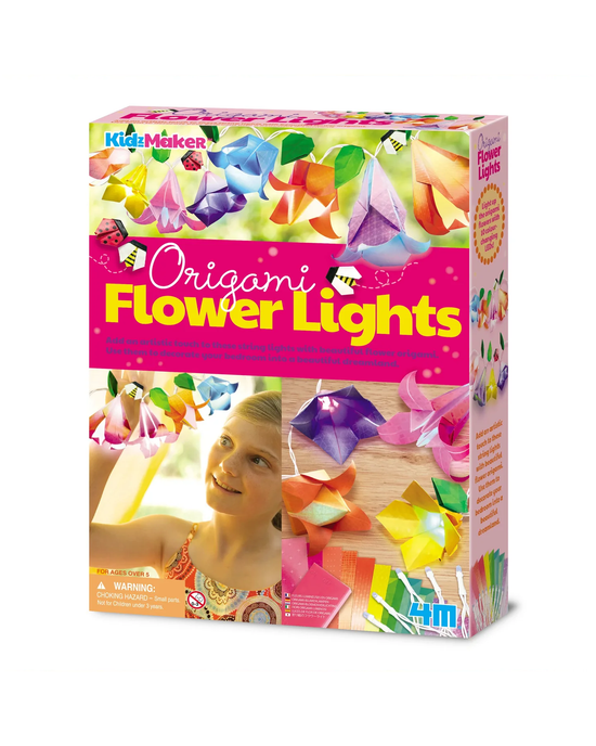 4M Origami Flower Lights Craft Kit