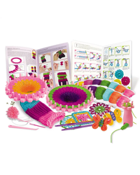 4M STEAM Powered Kids Knitting & Crochet Kit-1