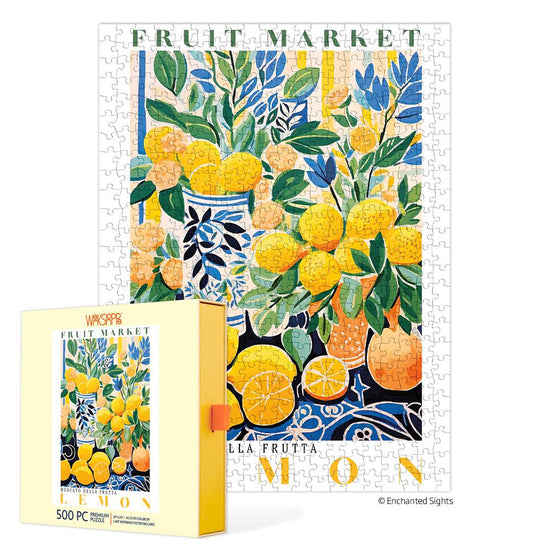 WerkShoppe - Fruit Market Lemons 500 Pce - Puzzle