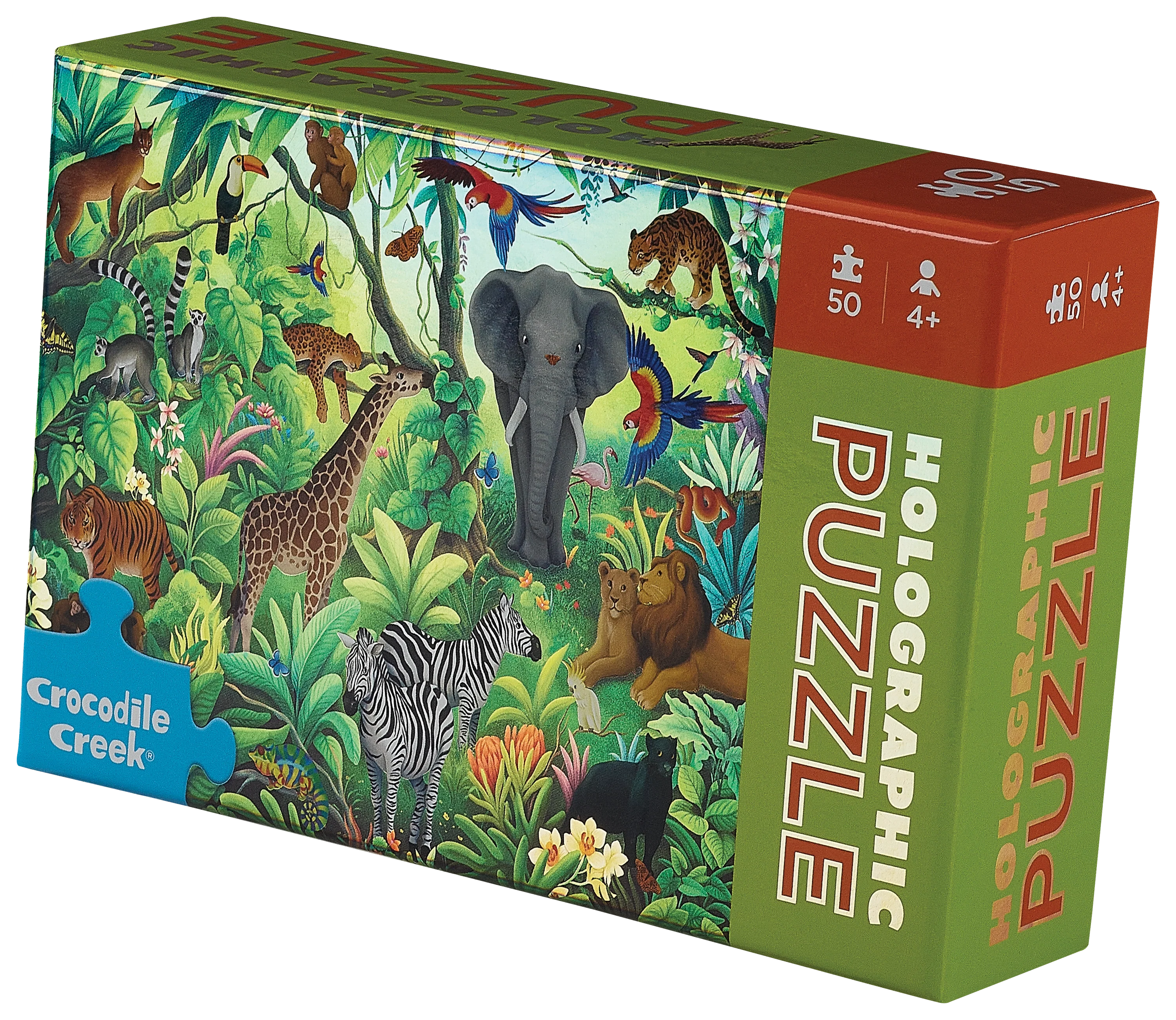 50 Pc HoloPuzzle - Jungle Paradise