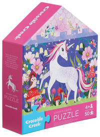 50 Pc Flat House Puzzle - Unicorn Castle