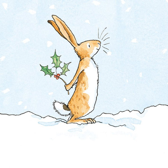 Hare And Holly 8 Pkt - Christmas Card Pack