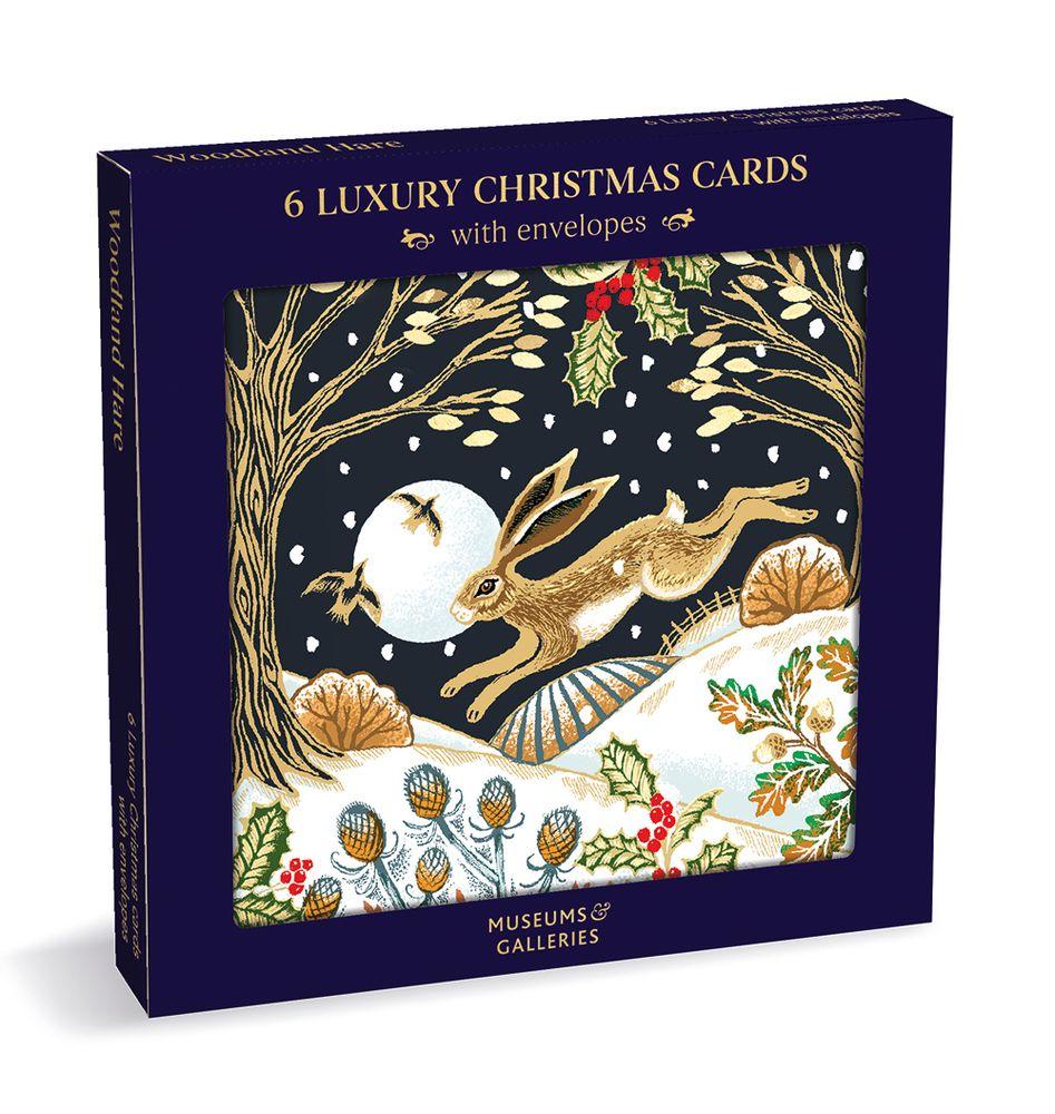 woodland-hare-6-pkt-christma