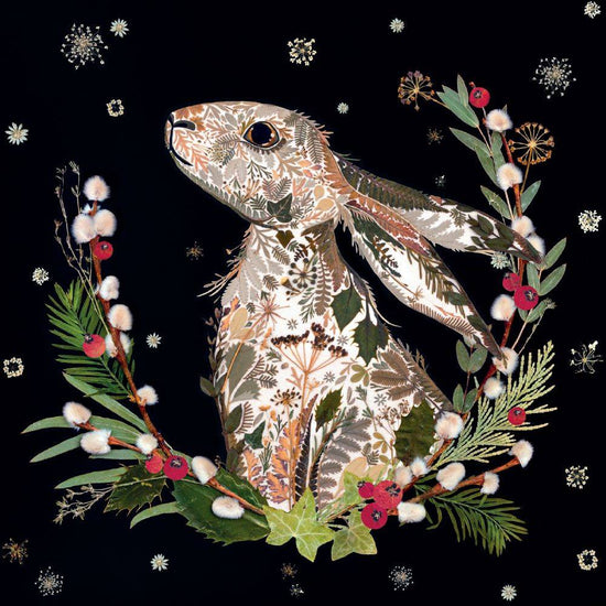 Winter Hare 8 Pkt - Christmas Card Pack