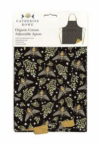 bee-pattern-cotton-apron