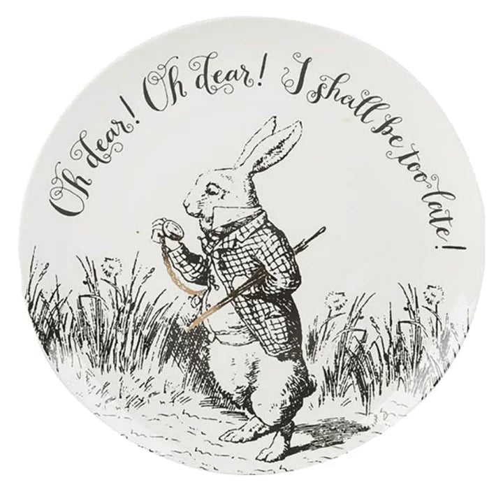 V&A Alice in Wonderland Set of 4 Fine China Side Plates