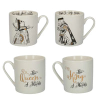 V&A Alice in Wonderland His and Hers Fine China Mugs