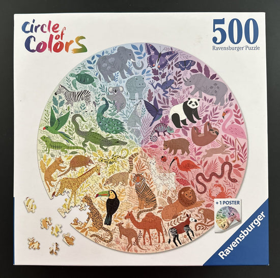 Ravensburger Animals Circle 500 Piece Jigsaw Puzzle