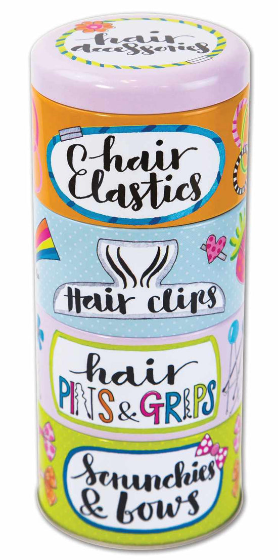 Hair Ties Etc - Stackable Tins