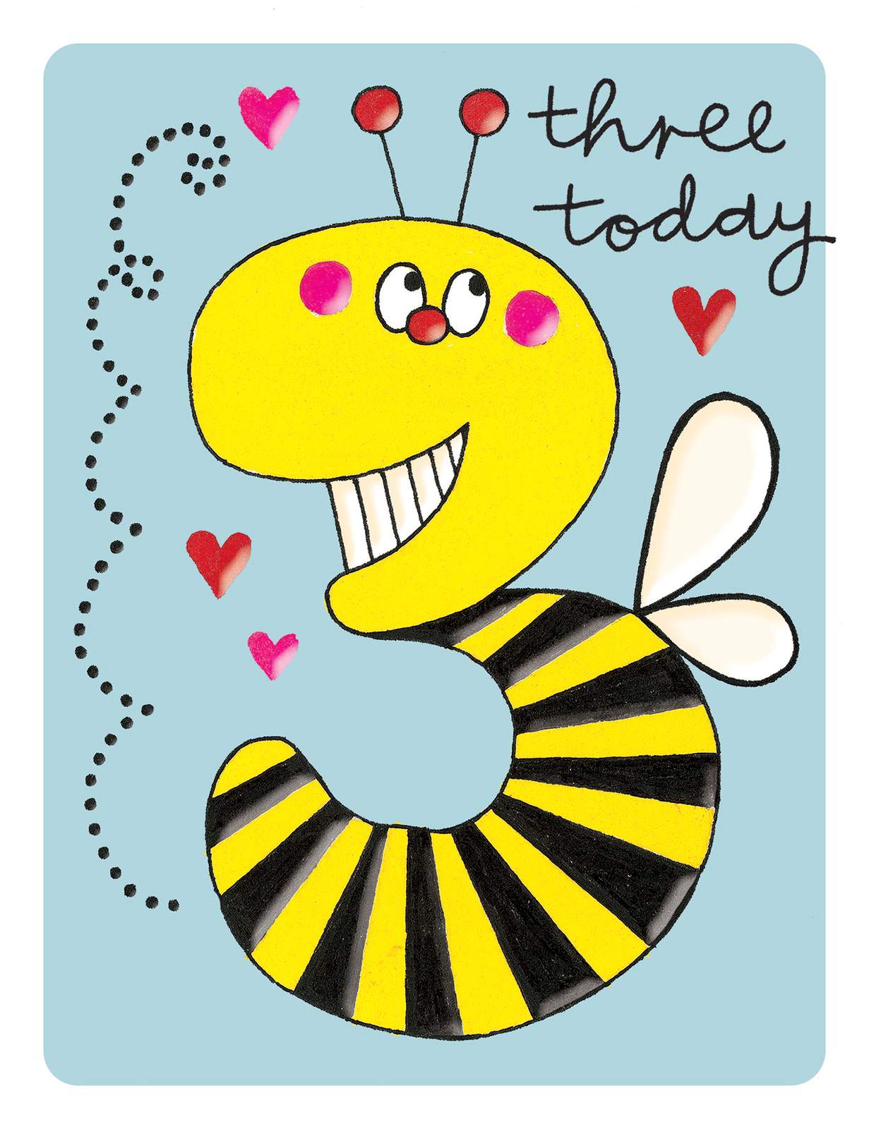 rachel-ellen-hey-bee-age-3-3rd-birthday-card