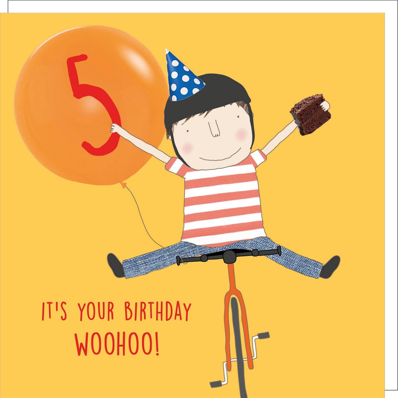 bike-five-5th-birthday-card