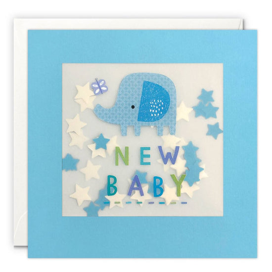 New Baby Boy - Shakies Baby Card
