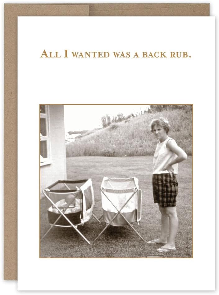 Shannon Martin All I Wanted Was a Back Rub Card