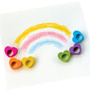 Ooly - Heart Ring Crayons - Set of 6 Art Brushes