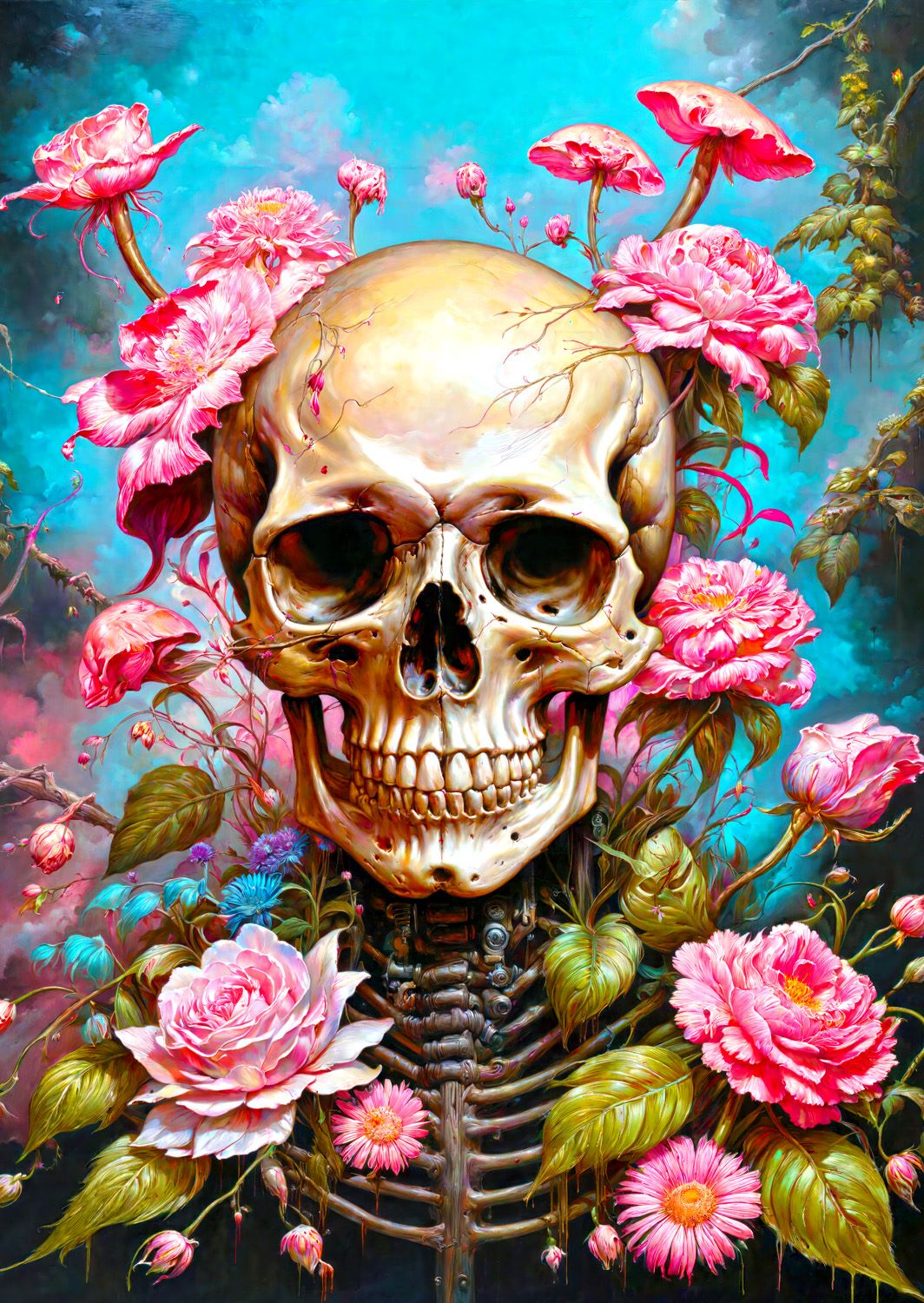 Garden Skeleton, 1000pcs