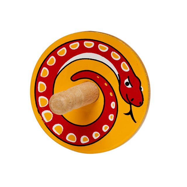 Lanka Kade Snake Wooden Spinning Top
