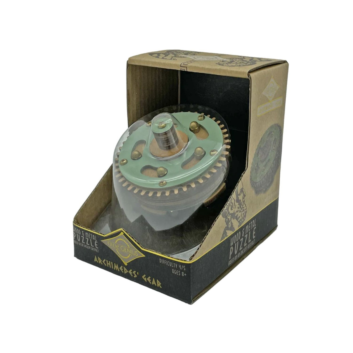 Project Genius Archimedes' Gear Magnetic Pin Puzzle Mechanical Puzzles