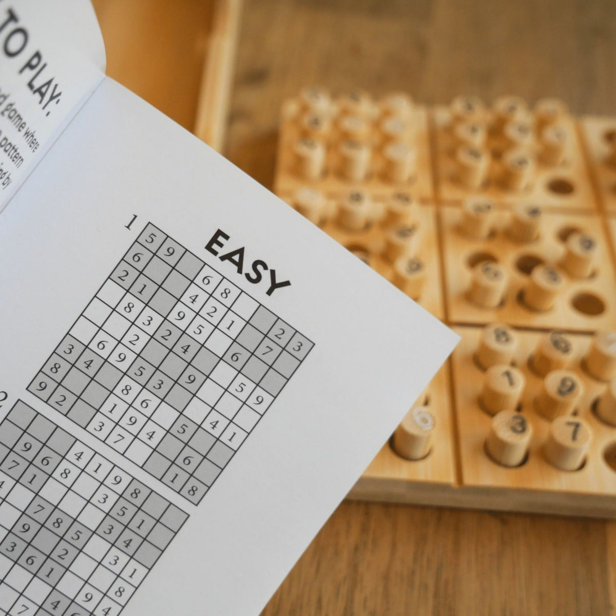 Project Genius Bamboo Sudoku Logic Puzzle Game Toys