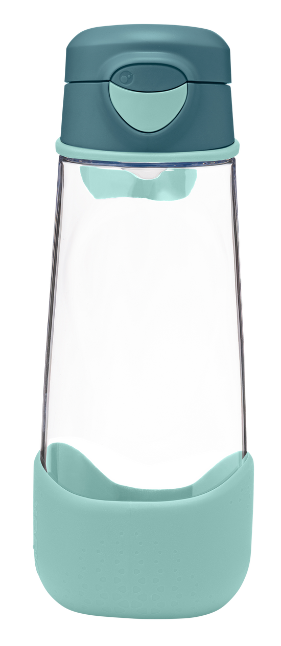 B.BOX 600ml Sport Spout Drink Bottle Emerald Forest