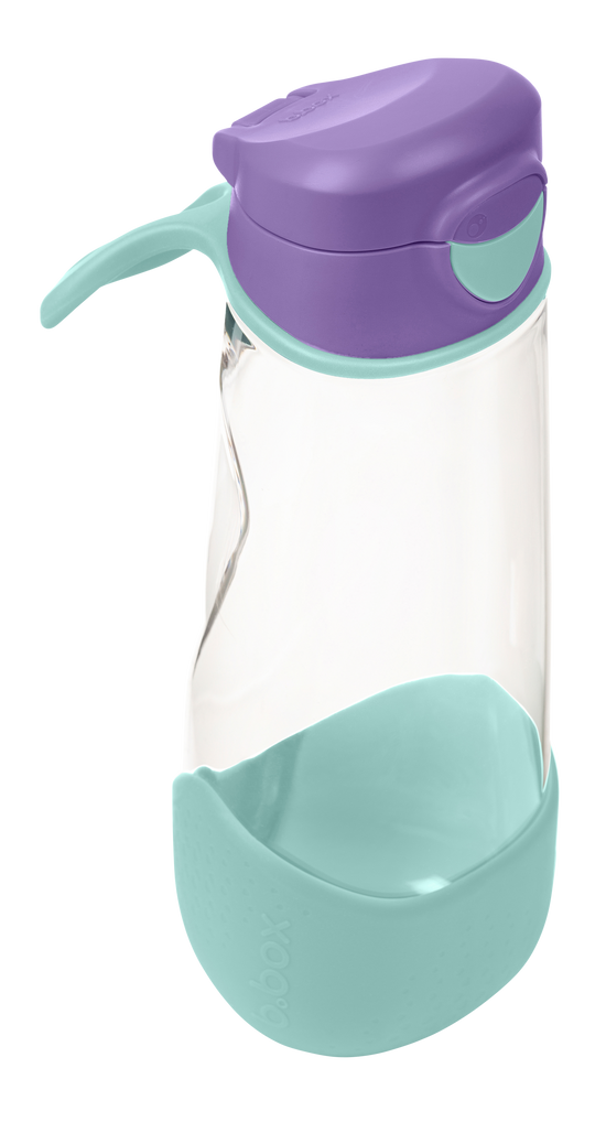 B.BOX 600ml Sport Spout Drink Bottle Lilac Pop