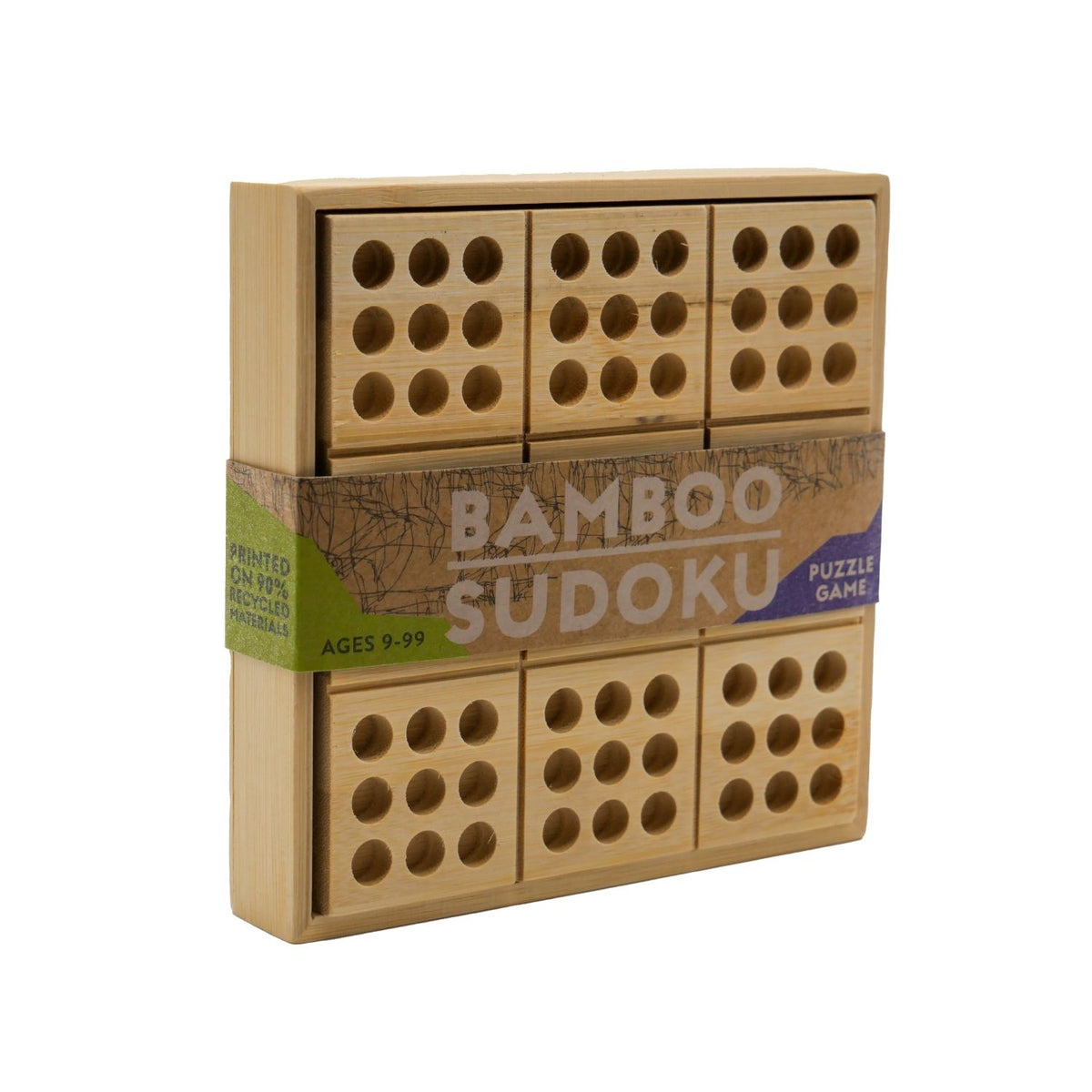 Project Genius Bamboo Sudoku Logic Puzzle Game Toys