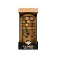 Project Genius Chinese Pagoda Turn and Tilt Tower Puzzle Mechanical Puzzles
