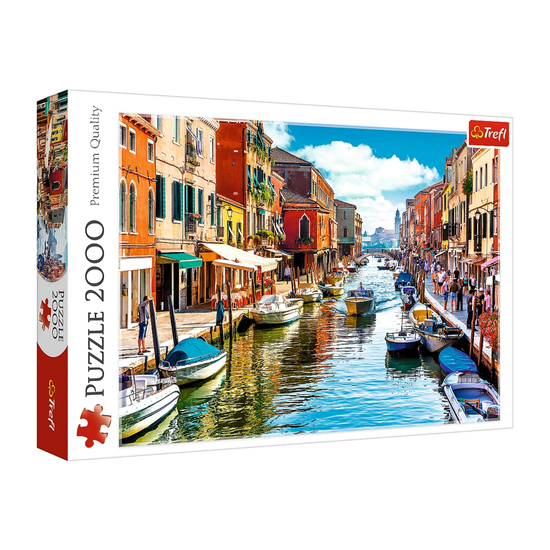 Trefl Red Murano Island, Venice 2000-Piece Jigsaw Puzzle