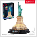 Cubic Fun 3D Puzzle Statue of Liberty Night Edition