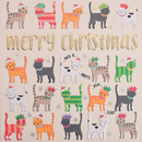 Wendy Jones-Blackett Quicksilver Cats Christmas Card