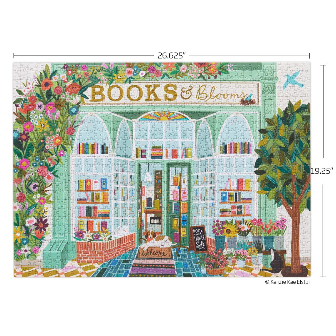 WerkShoppe - Books & Blooms 1000 Pce - Puzzle