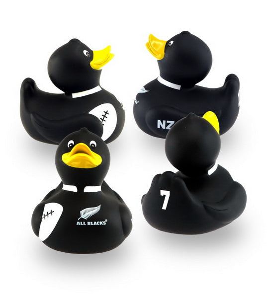 Antics black vinyl duck toy