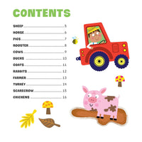 First Fun Sticker Painting: Farm Animals