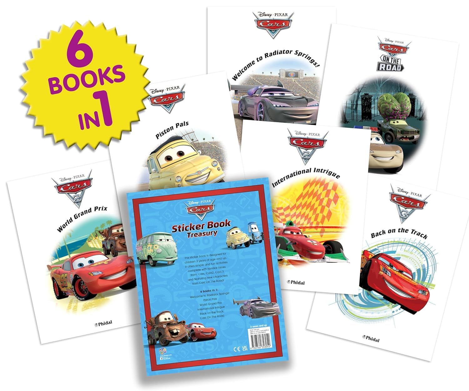 Sticker Book Treasury - Disney Cars: On the Road