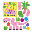 First Fun Sticker Painting: Dinosaurs