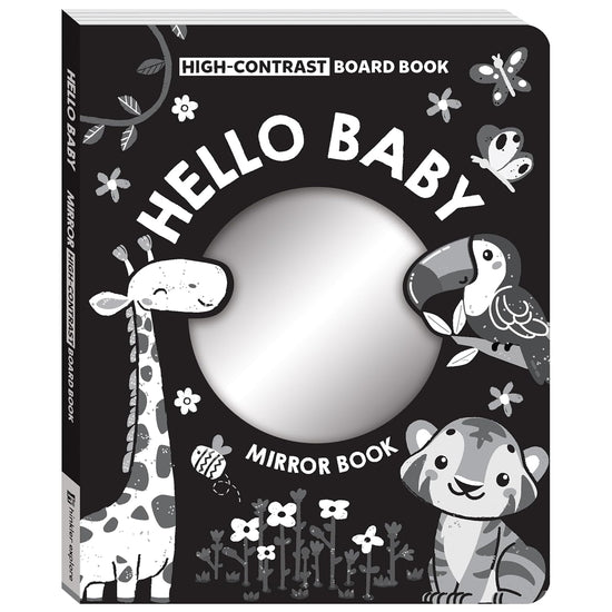 High Contrast Board Book Mirror: Hello Baby!