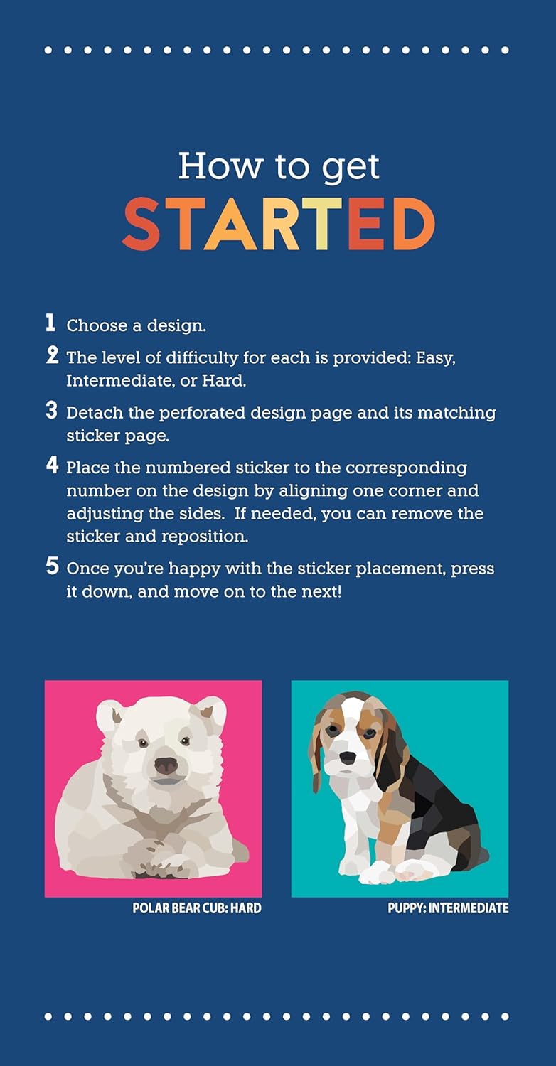 My Sticker Paintings: Baby Animals (10 Adorable Paintings)