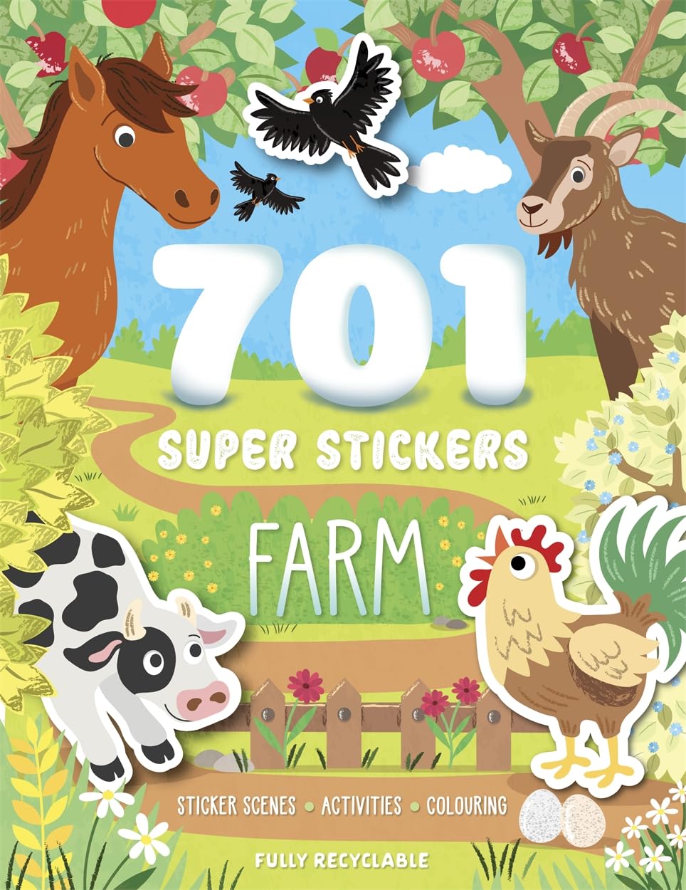 Igloo 701 Super Stickers Activity Book - Farm